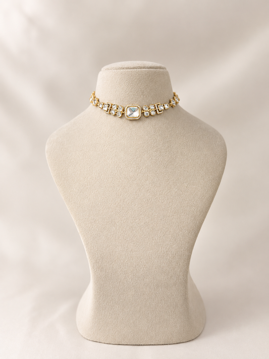 NOOR Rectangle Locket choker